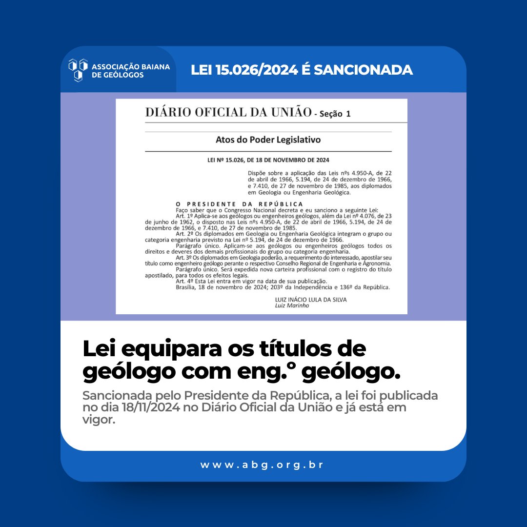 Lei Nº 15.026/2024: Uma Nova Era Para A 